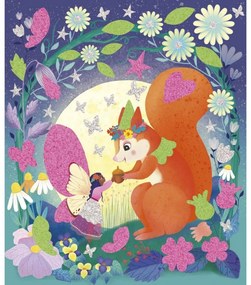 Magic Fairies - Adesivi di gommapiuma e sabbia fosforescente