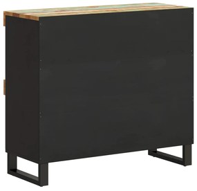 Credenza 85x33x75 cm in legno massello di recupero