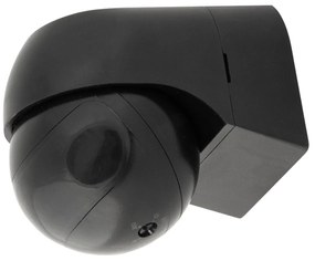 Sensore di Movimento da Parete regolabile IP44 - Nero