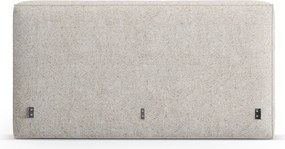 Testiera beige in imbottito 249x100 cm Olivia – Micadoni