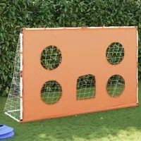 Porta Calcio Bambini Tappeto Bersagli e Pallone 182x62x118 cm 4008439