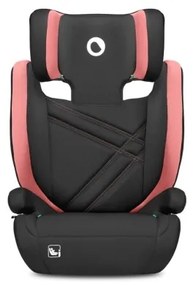 Lionelo - Seggiolino auto HUGO i-Dimensioni 100-150 cm nero/rosa