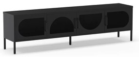 Mobile TV nero 180x50 cm Tayra - Marckeric