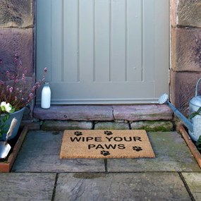 Zerbino in cocco 40x60 cm Wipe Your Paws - Artsy Doormats