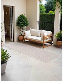 Passatoia da interno ed esterno grigia/avorio 80x250 cm Duet Kona – NORTHRUGS