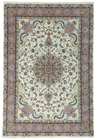 Tabriz Tappeto 250 x 370 Beige (Iran) Annodato A Mano