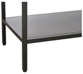 Vetrina nera in metallo 88x132 cm Carmel - Unique Furniture