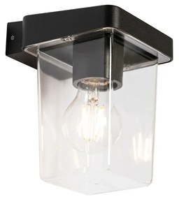 Lampada da parete per esterni moderna nera IP54 - Chimay
