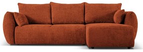 Divano angolare arancione (angolo destro) Matera - Cosmopolitan Design
