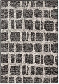 Tappeto da interno/esterno nero/color crema 160x230 cm Haringey Ruskin – Ted Baker