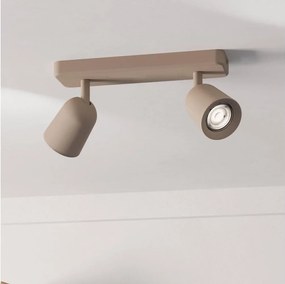 Eglo 902344 - Faretto CAMALDOLI 2xGU10/10W/230V beige
