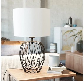 Eglo 43652 - Lampada da tavolo NIMLET 1xE27/40W/230V bianco