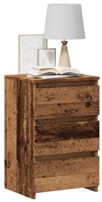 Comodini Legno Antico 2 Pz 40x35x62,5 Cm İn Legno Multistrato /