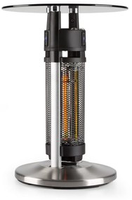 blumfeldt Primal Heat 65 Tavolo Bistrò Elemento Riscaldante Carbonio IR 1200 W LED 65 cm Vetro