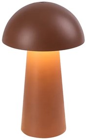 Rabalux 76039 - Lampada da esterno LED MIREO, dimmer tattile 1,5W/5V IP44, batteria 1200 mAh ricaricabile via USB, marrone