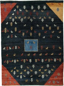 Gabbeh Tappeto persiano 300x220 Blu (Iran) Annodato A Mano