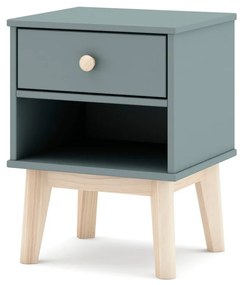 Comodino per bambini verde polveroso Esteban – Marckeric