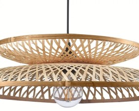 Lampadario a sospensione con filo BALI 1xE27/20W/230V diametro 60 cm bambù