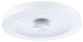 Volea LED Plafoniera Ø40 IP44 Dim. Bianco/Argento - Paulmann