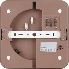 Brilagi-LED Lampada da esterno con sensore BENE LED/18W/230V 21,5x21,5 cm marrone IP54