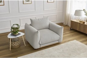 Poltrona in grigio chiaro Ernest – Bobochic Paris