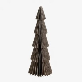 Pack da 3 alberi di Natale in carta Jesper Grigio Talpa & ↑22.5 cm - Sklum