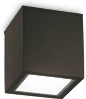 Lampada da soffitto TECHO PL1 nera - L 90 x H 95 x P 90 mm