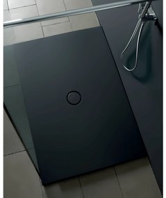 Piatto Doccia 70x120 Alice Ceramica "Form" Nero Opaco