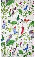 Osborne & Little Carta da parati Cockatoos - Cremeweiß/ Bunt