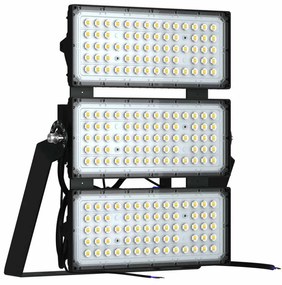 Faro Modulare LED 600W IP66, 167lm/W, Dimmerabile DALI - INVENTRONICS Colore  Bianco Naturale 4.000K, Scegli l'angolo di illuminazione 30°, Scegli le staffe dei moduli Fisse