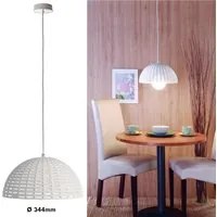 Lampada sospensione gesso LED E27 lampadario luce interni tavoli cucina pub pizzeria 230V