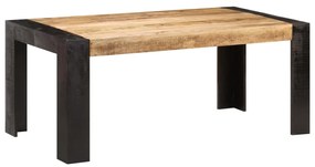 Tavolo Da Pranzo 180x90x76 Cm İn Legno Massello Di Mango /