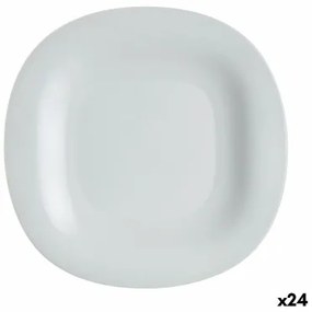 Piatto da pranzo Luminarc Carine Granit Grigio Vetro Ø 27 cm (24 Unità)