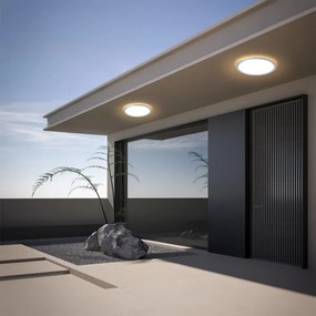 Brilagi - Plafoniera da bagno LED ultra sottile LED/18W/230V Ø 30 cm argento IP54