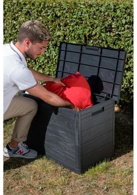 Contenitore da giardino color antracite Woodys – Toomax