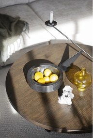 Tavolino rotondo in rovere marrone scuro ø 110 cm Boxford - Rowico