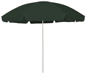 Ombrellone Da Spiaggia Verde 300 Cm /