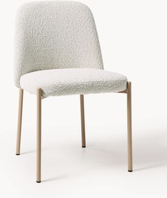 Sedia imbottita in bouclé Felicia
