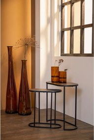 Set di 2 tavolini in metallo 26x53 cm Bocov - Light &amp; Living