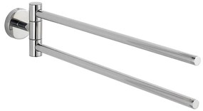 WENKO 20213100 - Porta asciugamani BOSIO SHINE 43x9 cm acciaio inox/argento