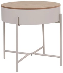 Tavolino rotondo in metallo ø 40 cm Sisco – House Nordic