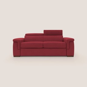 Giunone divano letto con materasso alto 18 cm e poggiatesta reclinabili in tessuto impermeabile T02