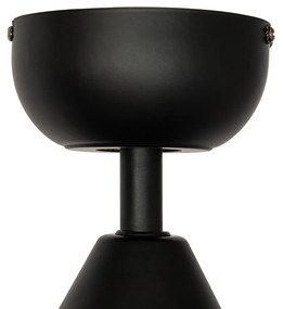 Ventilatore da soffitto nero 86,7 cm con LED dimmerabile con telecomando - Yuki