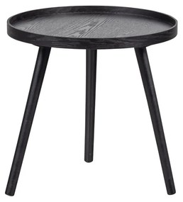 Tavolino nero , ø 45 cm Mesa - WOOOD