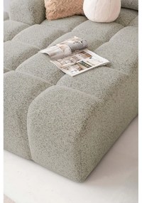 Divano angolare componibile marrone chiaro allungabile/con contenitore (con penisola a sinistra) Lulu – Miuform