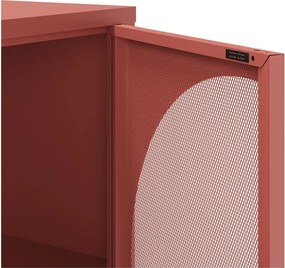 Cassettiera color mattone 160x90 cm Tayra - Marckeric