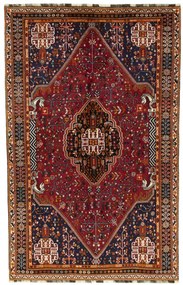 Shiraz Tappeto 260x160 Rosso (Iran) Annodato A Mano