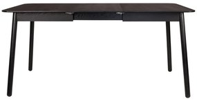 Tavolo da pranzo pieghevole nero , 120 x 80 cm Glimps - Zuiver