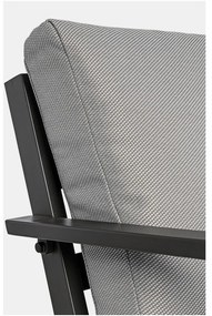 Set di mobili da giardino grigio in alluminio per 4 persone Harley – Bizzotto