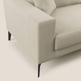Prestige divano moderno in microfibra smacchiabile T11 panna
